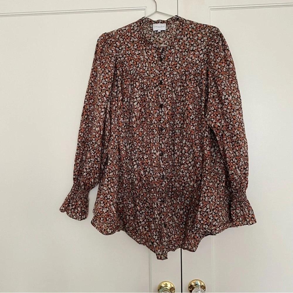 Steele floral long sleeve top - Picture 4 of 9